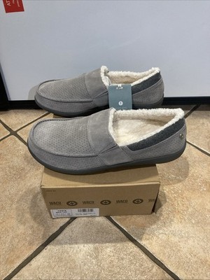 Fiesta Casual Men Size 12 Slipper/ Gray/  Waco Shoe Company  - New With Box  
