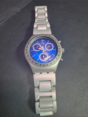 Swatch Watch YMS1003 ''HYPNOTIC'' Irony Chronograph 1999 Original