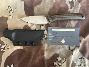 Northern Knifeworks Custom Mink Cru Wear Deep Autumn With Forrest Green Liners