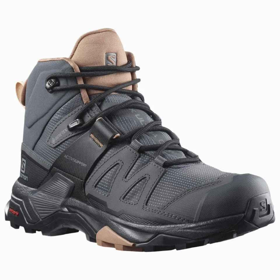 Botas impermeables de senderismo Salmon X Ultra 4 Mid Gore Tex para mujer Foto 4 de 4