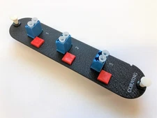 NNB - Corning CCH-CP06-A9 Panel 3 LC Singlemode, Duplex, 6 Fiber OS2, UPC Polish