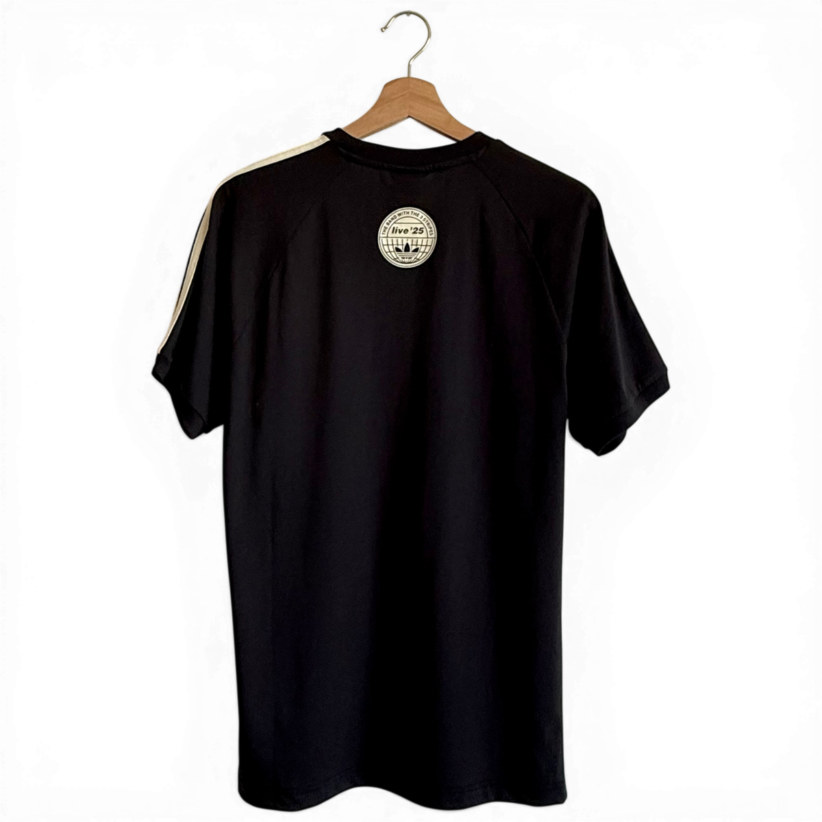 Adidas x Oasis 2025 Tour 3-Stripes Short Sleeve Black White t