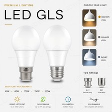 LED Bulbs 4.9W=40W / 8.8W=60W / 13.8W=100W Warm / Cool / Daylight White Light