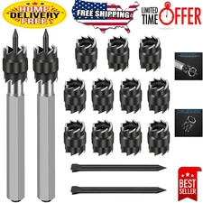 15-Piece HSS Rotary Spot Weld Remover Kit - Includes Storage Box and Blades