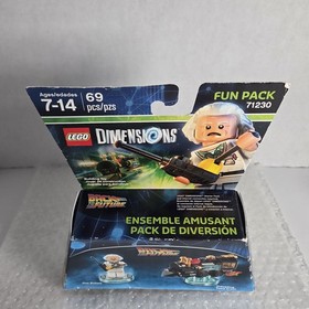 LEGO Dimensions Back to the Future Doc Brown Train Fun Pack 71230 Retired NEW