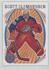 2013-14 O-Pee-Chee Retro Blank Back Scott Clemmensen #489 d9r