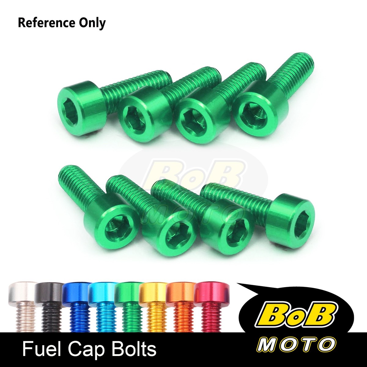 CNC GREEN Fuel Gas Cap Bolts For Kawasaki ZX-14R Ninja 06-11 12 13