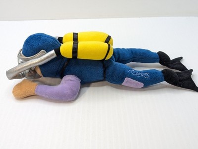 Wild Republic Atlantis Paradise Island Scuba Diver Stuffed Plush Doll 16'' RARE