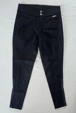 Kerrits Stretch Equestrian Pants, Breeches. Black, Women's Size S. EUC!!