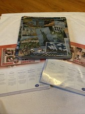 New Creative Memories Travel Tapestry Scrapbook Album Sealed  2 Natural Refills