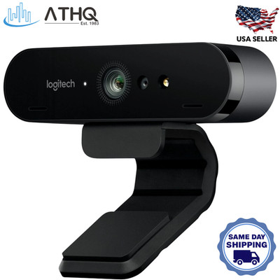 Logitech BRIO 960-001105 4K Ultra HD Pro Webcam Windows Hello USB-C PC Mac NEW