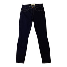 Gap Curvy True Skinny Stretch Mid Rise Blue Denim Jeans Women's Size 26R