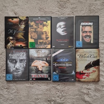 HORROR Filme / SHINING / Number 23 / Der Rasenmäher Mann / The Black Cat