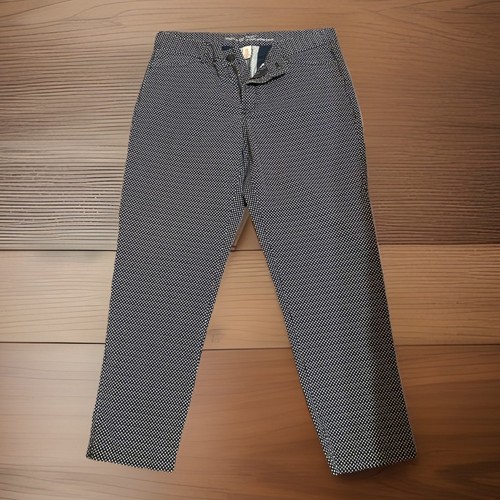 Khakis by GAP Slim City La Coupe Urbaine Etrote woman's size 6 Navy Print