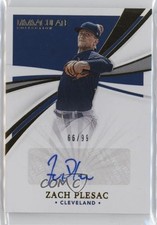 2021 Panini Immaculate Immaculate Signatures 66/99 Zach Plesac #IS-ZP Auto 17jx