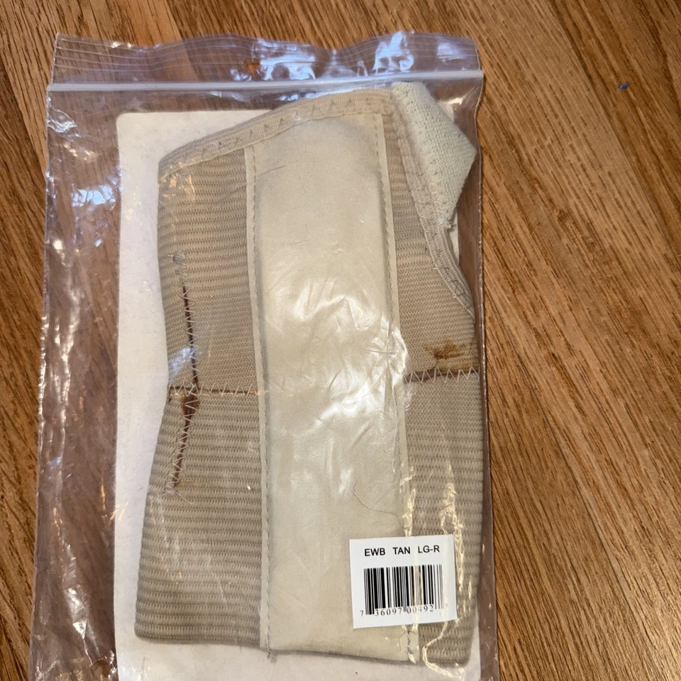 VALEO Elastic Wrist Support With Wrist Brace Right Hand L Tan - Image 2 of 2