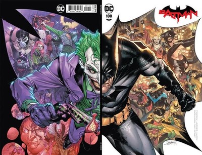 BATMAN #100 WRAPAROUND VARIANT COVER BY JORGE JIMENEZ NM DC COMICS 2020
