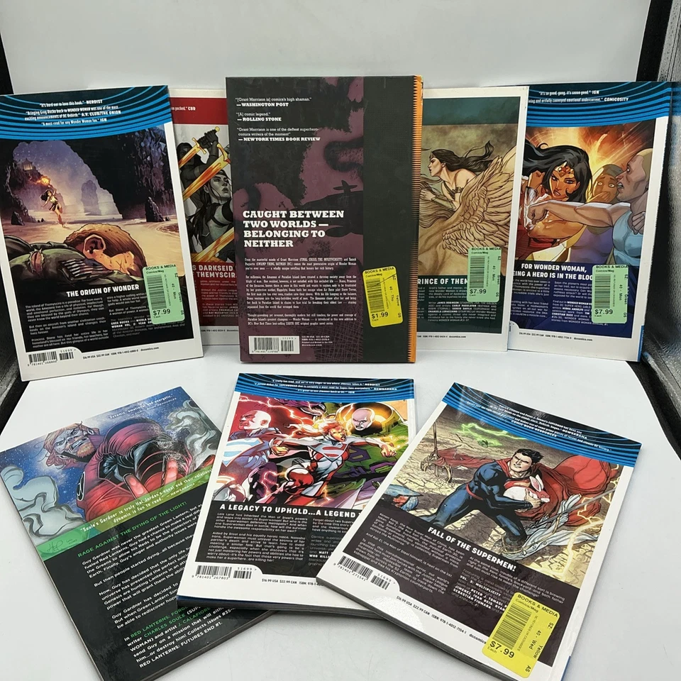 DC Comic lot of 8 Comic Wonder Wonan 1,2,5,6,7- Superman & Red Latterns PB-VeryG - Image 3 of 4