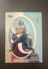 2023 Panini Select - Select Certified Rookies Zach Charbonnet #CRO-ACH (RC)