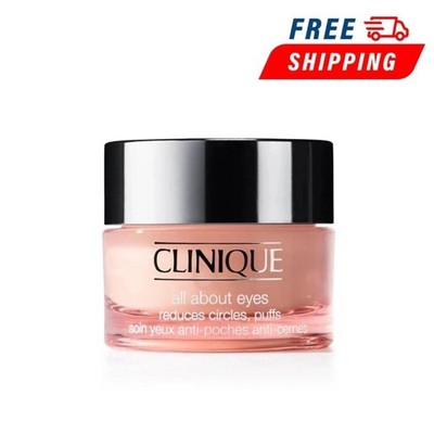Clinique All About Eyes Reduces Circles, Puffs 0.5oz/15ml Eye Cream New
