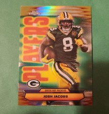 🔥2025 Topps Chrome Power Players Refractor Josh Jacobs #PP-20 Packers NFL