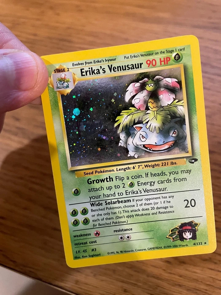 NEAR MINT! Erika's Venusaur (4/132) Holo Gym Challenge Pokemon Card! FREE P&P! - Image 3 of 4