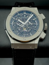 Hublot Classic Fusion Aero 45mm Titanium Skeleton Men's Watch - 525.NX.0170.LR 2