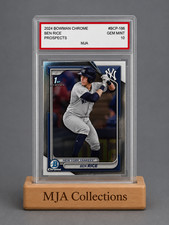 2024 Ben Rice 1st Bowman Chrome Rookie Card #BCP-186 New York Yankees Graded 10