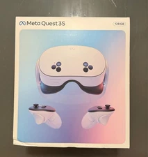 Meta Quest 3S 128 GB VR Headset With Controllers - White - Brand New, Sealed