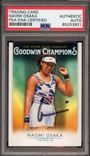 Naomi Osaka Signed 2021 Upper Deck Goodwin Champions Card #15 Psa/Dna Auto