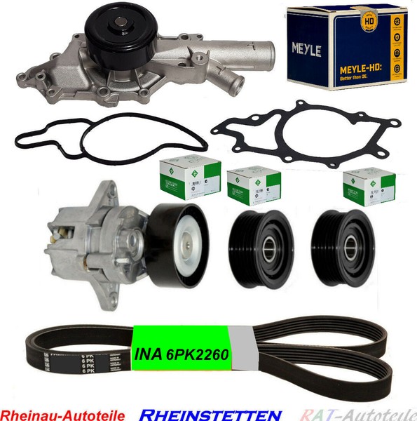Wasserpumpe+Keilrippenriemensatz 6PK2260 MERCEDES-BENZ-image