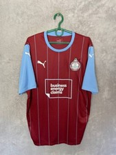 South Shields F.C. Jersey Home Football Shirt Red Puma Mens Size XL