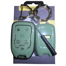 6-Button Keyring  Key Fob Cover Fits Chevrolet Suburban Tahoe GMC Terrain Yukon