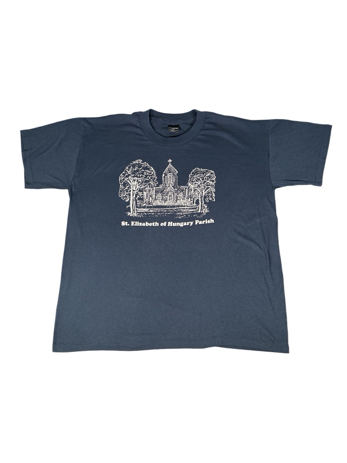 ALTRA T shirt Santa Elisabetta d'Ungheria Parrocchia Blu Unisex Tg L