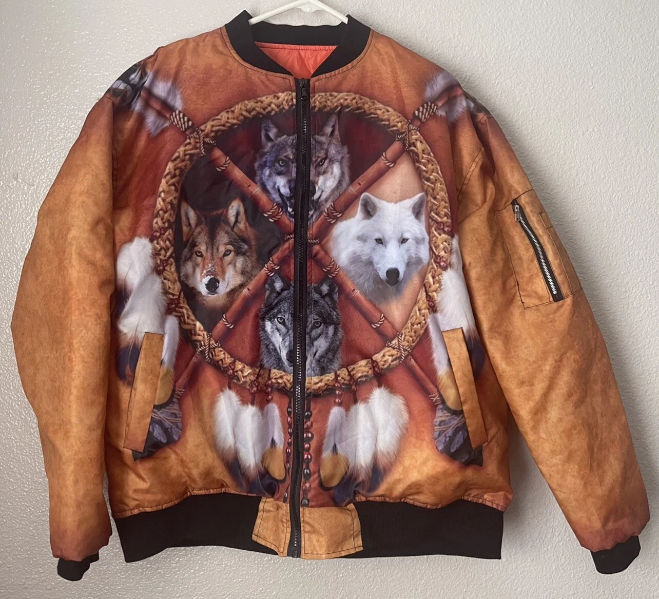 Size L Light waterproof zipper jacket size