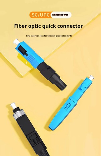 50 pcs LC Fiber Optic Connector LC Cold Connector Fast LC Connector Tool-Less - Bild 6 von 16