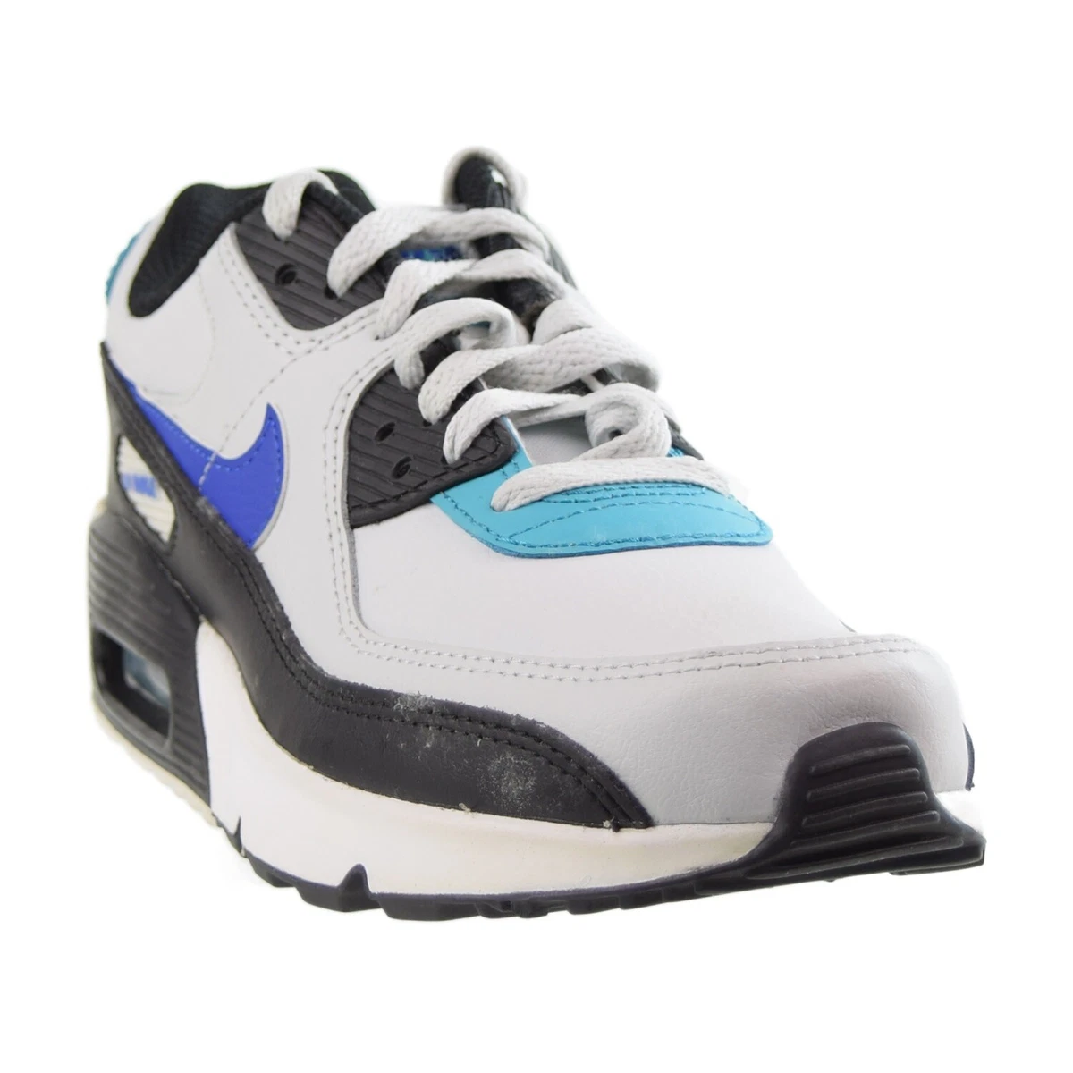Nike air max top 90 white-black-hyper blue