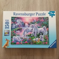 Ravensburger Puzzle 150 XXL Unicorns in Sunset Glow No. 100217 Made In Germany
