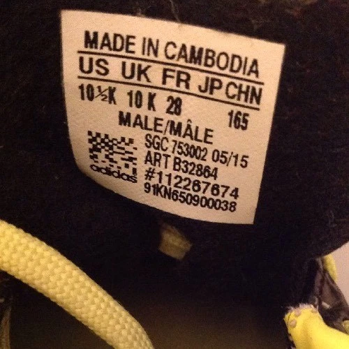 Botines Adidas 10 1/2 para niño Foto 2 de 4