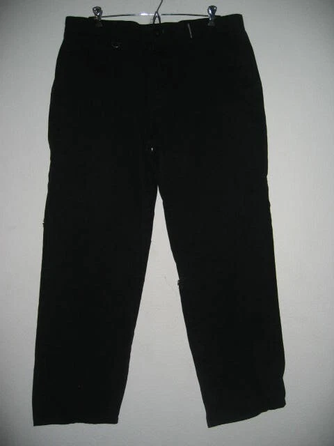 Pantalones negros Crown Collective para hombre talla 38 entrepierna 31" desgastados Foto 2 de 4