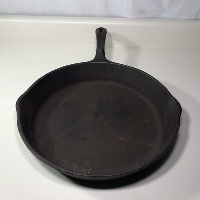 Vintage Wagners Original 1891 Cast Iron 11 3/4'' Skillet Frying Pan USA