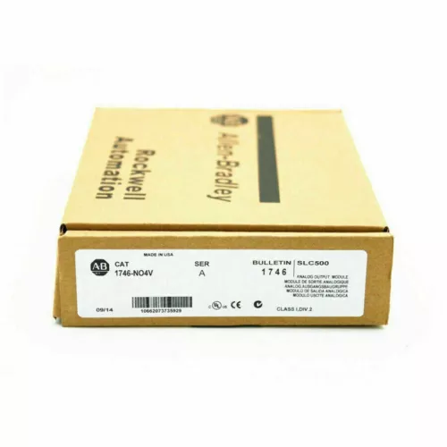 Allen-Bradley 1746-NO4V SER A SLC 500 PLC Analog Output Module 1746NO4V - NEW! - Picture 2 of 6