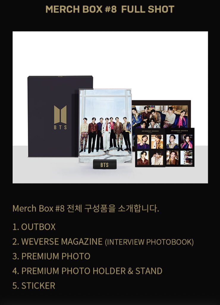 On Hand) BTS ARMY Official Global Fan Club Merch Box 8 Magazine