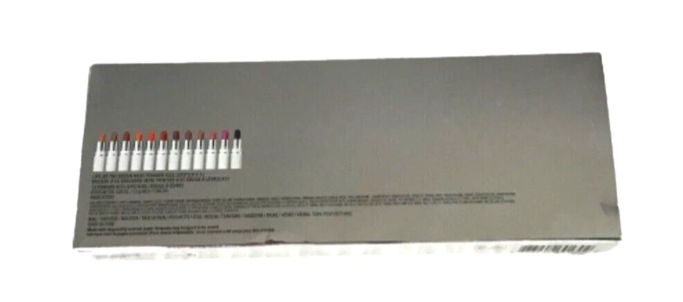 New Mac Holiday LE Lips By The Dozen Mini Powder Kiss Lipsticks X 12 In Box - Image 2 of 2