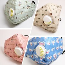 X100 pack cotton kids face mask