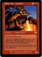 MTG Onslaught Skirk Fire Marshal Rare Played B