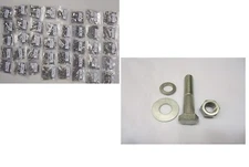 668 Piece Grade 5 Coarse Bolt, Nut & Washer Assortment
