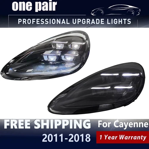 2X Para Porsche Cayenne 2011-2018 958 Faros LED Faros Laser Matrix Faros - Imagen 3 de 18