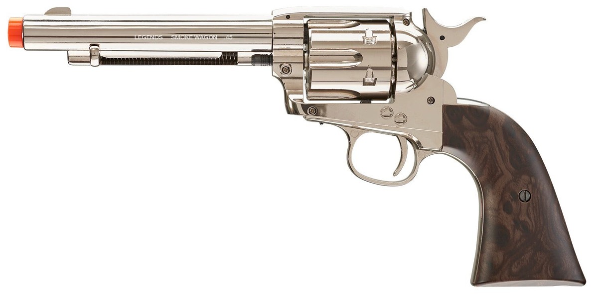 Umarex Legends Smoke Wagon CO2 6mm Airsoft Pistol Nickel 2275800