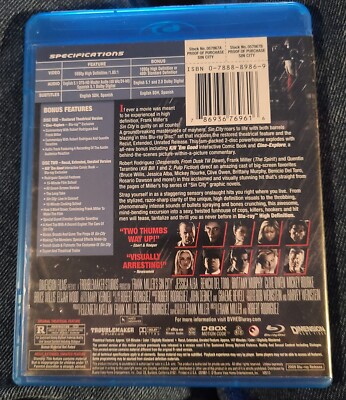 Sin City (Blu-ray Disc, 2009, 2-Disc Set, Premium Edition